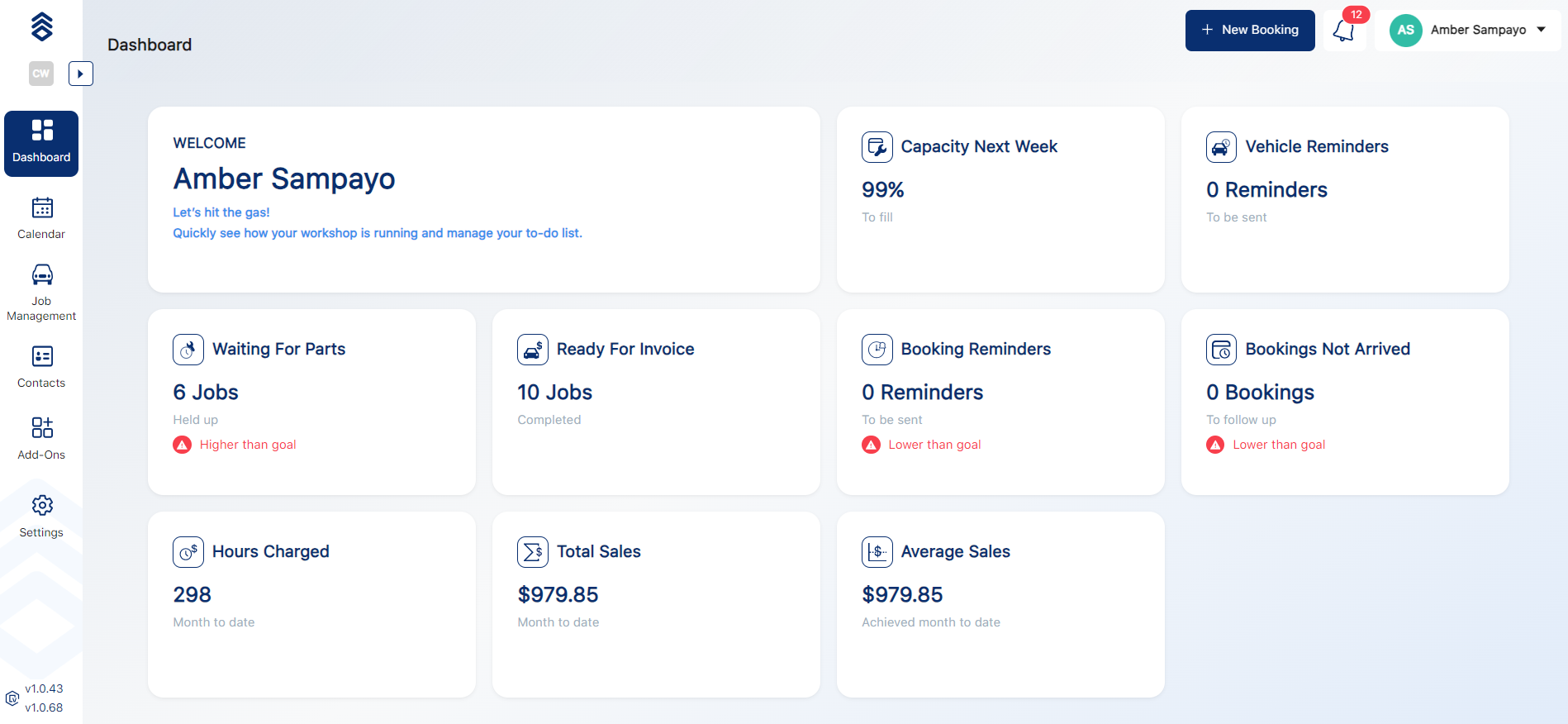 screenshot of Auxo Workshop